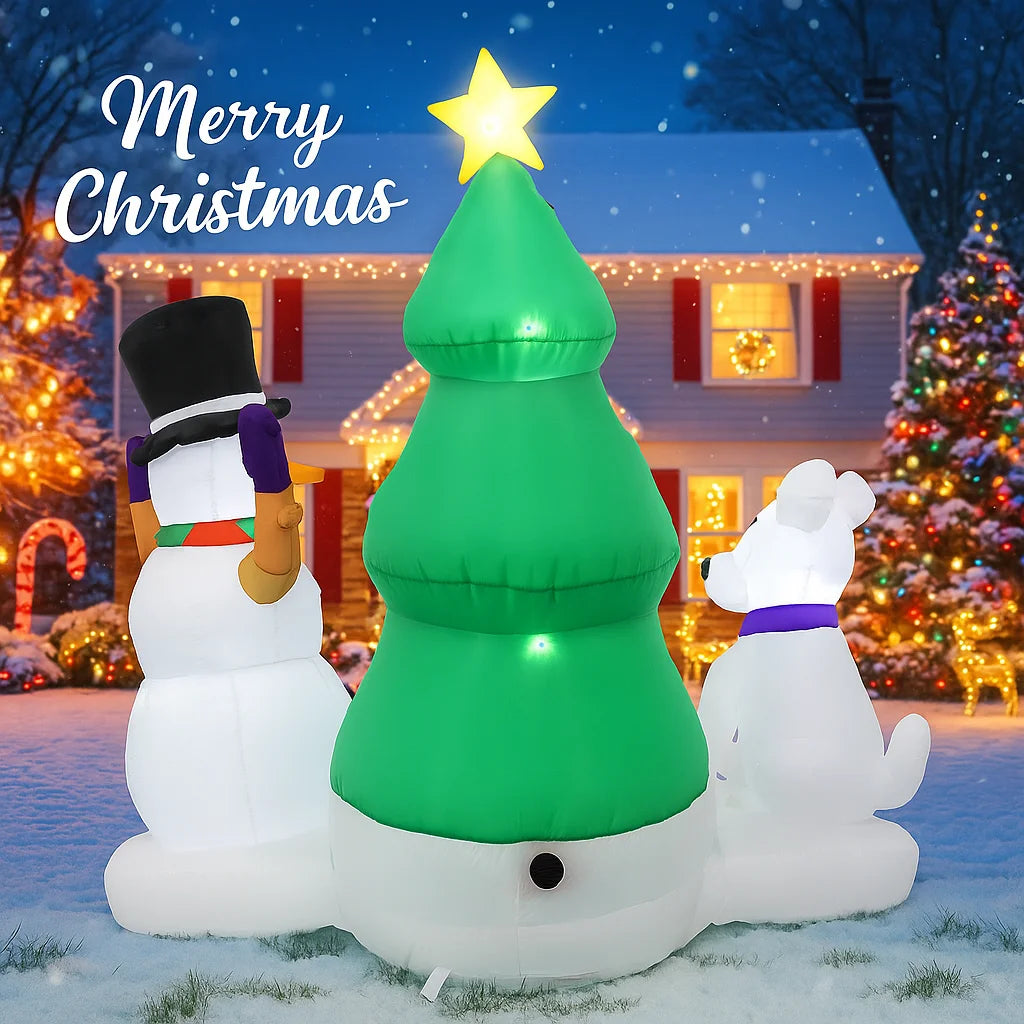 Decorațiune Gonflabilă de Crăciun – Ornament Exterior și Interior