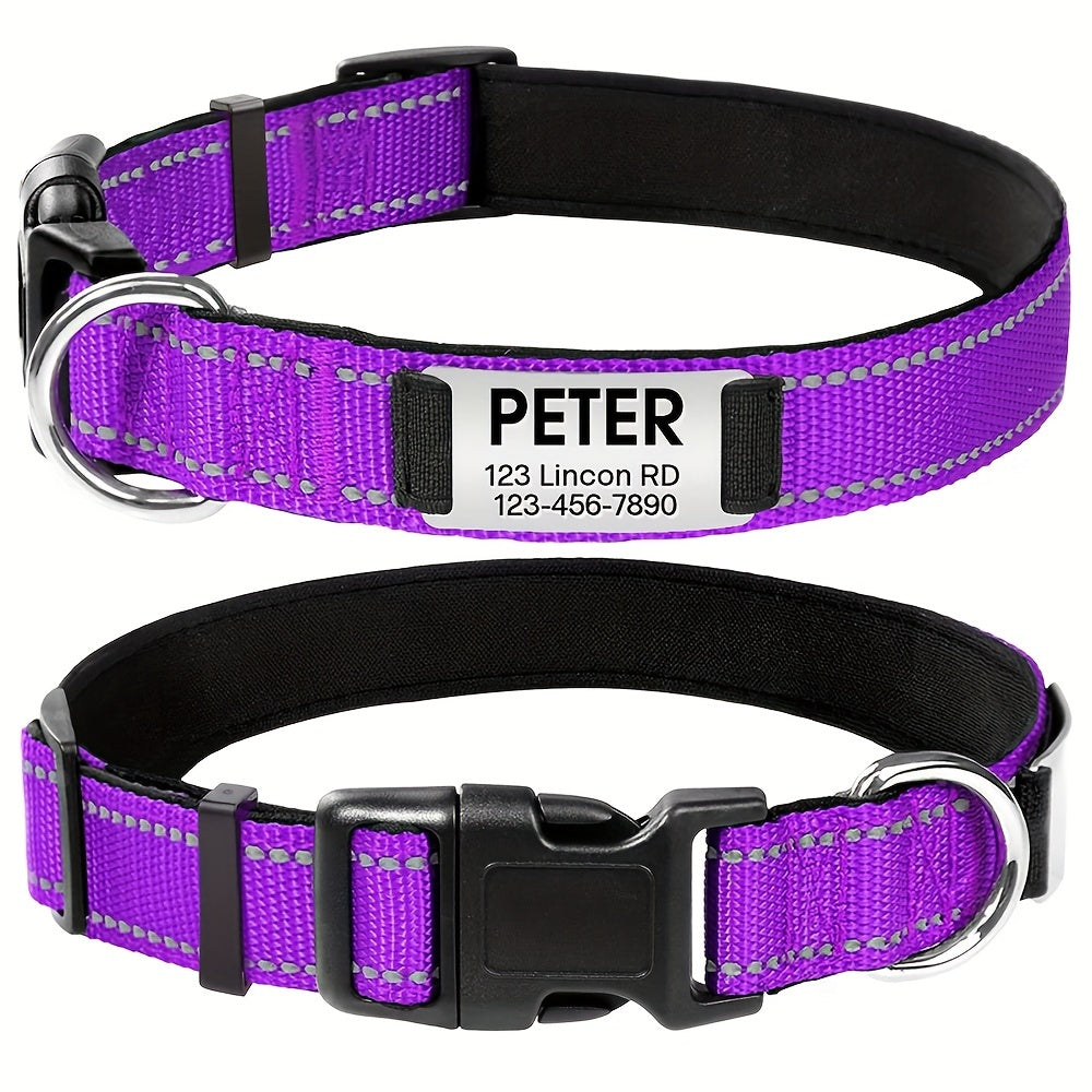 Zgardă Reflectorizantă Personalizată Câini