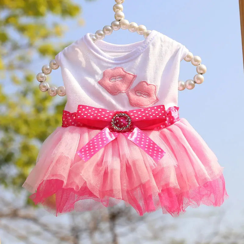 Rochie de Primăvară din Dantelă pentru Câini – Eleganță și Răsfăț părtru Micuța Ta Fashionista