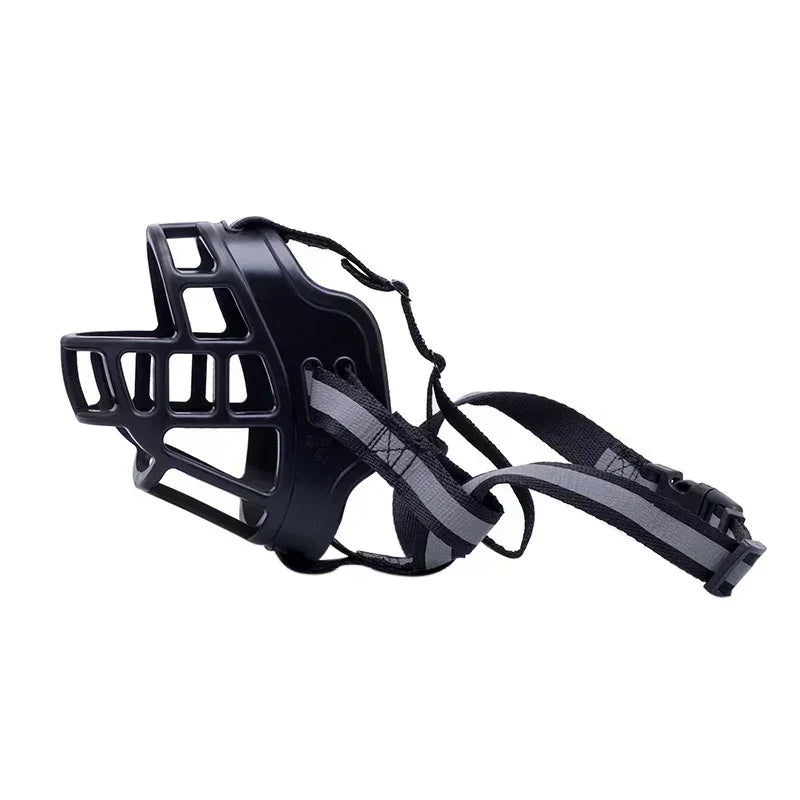 Botniță Adjustable in Nailă for Câini – Plasă Respirabilă Anti-Lătrat și Mestecat