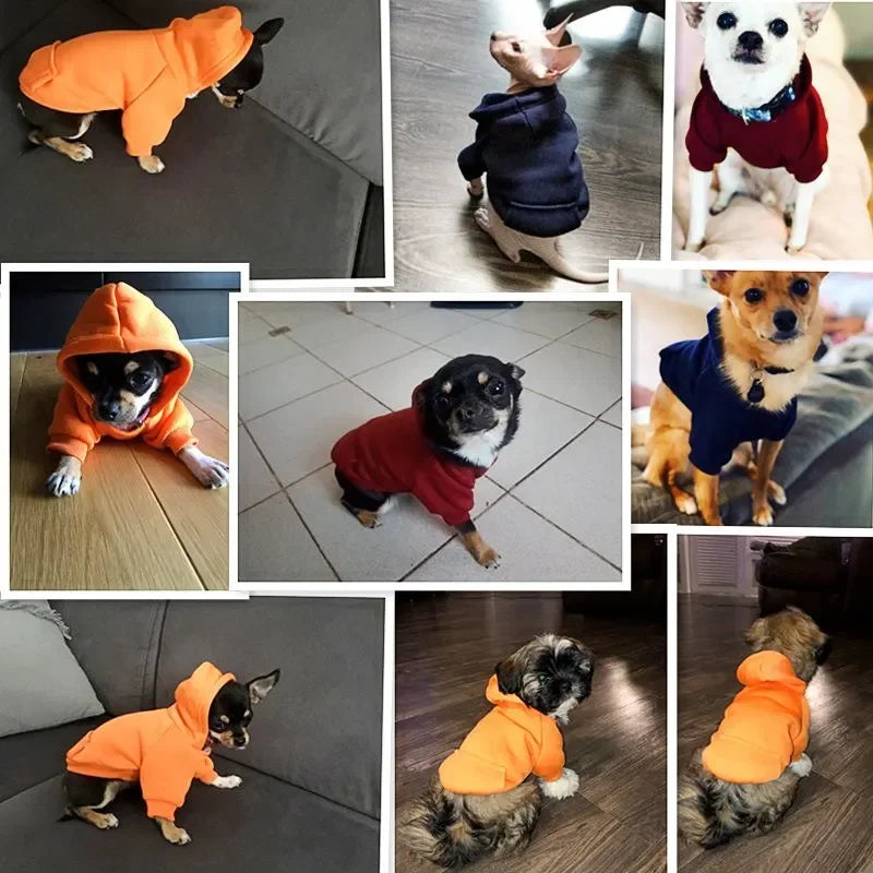 Hanorace pentru câini și pisici – Elegante, Confortabile și Ușor de Întreținere Outfit Pet Clothes for Large Dog Hoodies Chihuahua