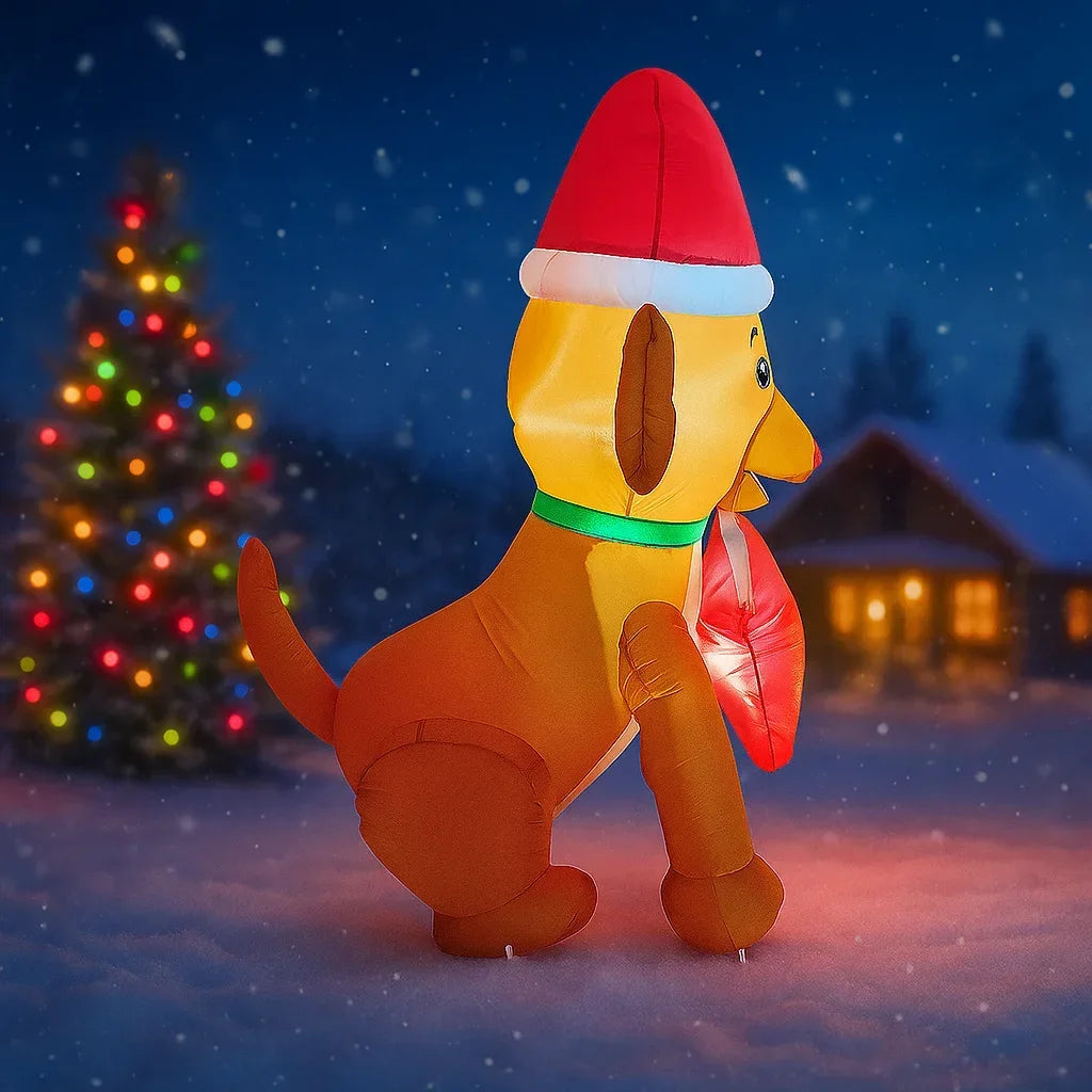 Decorațiune Inflabilă de Crăciun – Ornament Festiv pentru Casă, Magazin sau Grădină