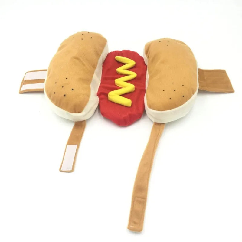 Costum Amuzant „Hot Dog” pentru Câini