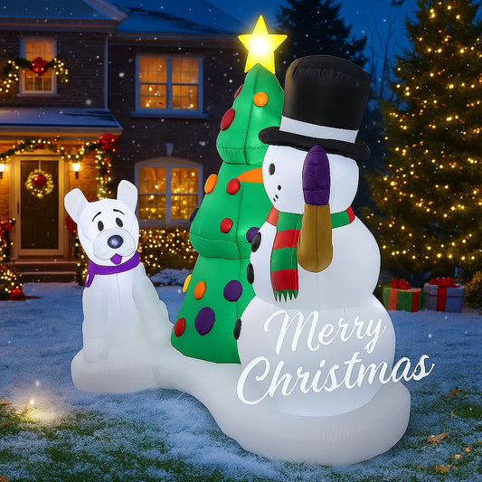 Decorațiune Gonflabilă de Crăciun – Ornament Exterior și Interior