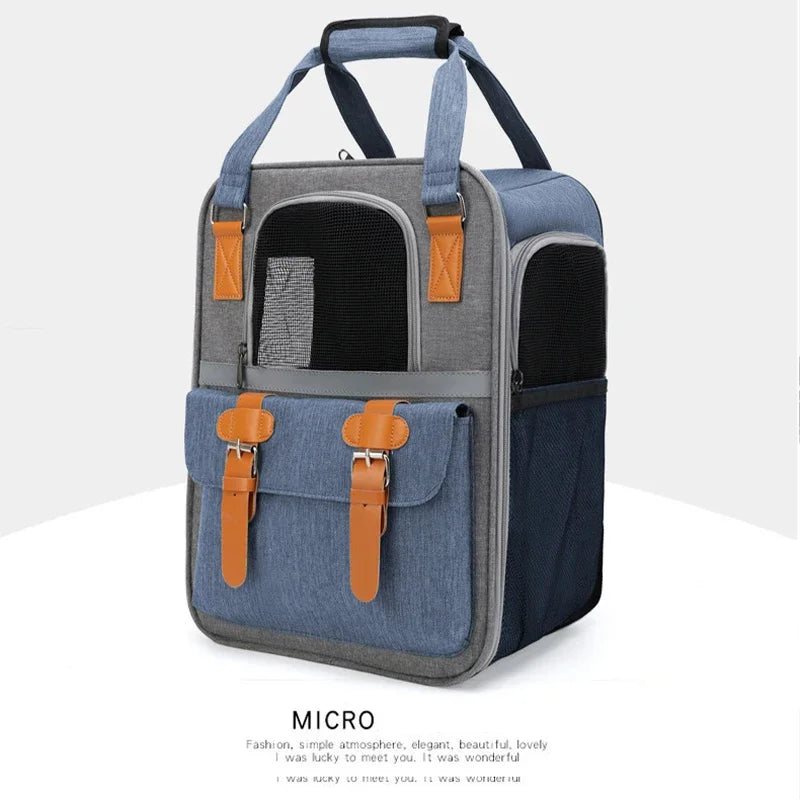 Rucsac pentru Câini Mici și Medii – Transport Confortabil și Stilat