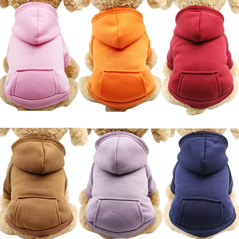 Hanorace pentru câini și pisici – Elegante, Confortabile și Ușor de Întreținere Outfit Pet Clothes for Large Dog Hoodies Chihuahua