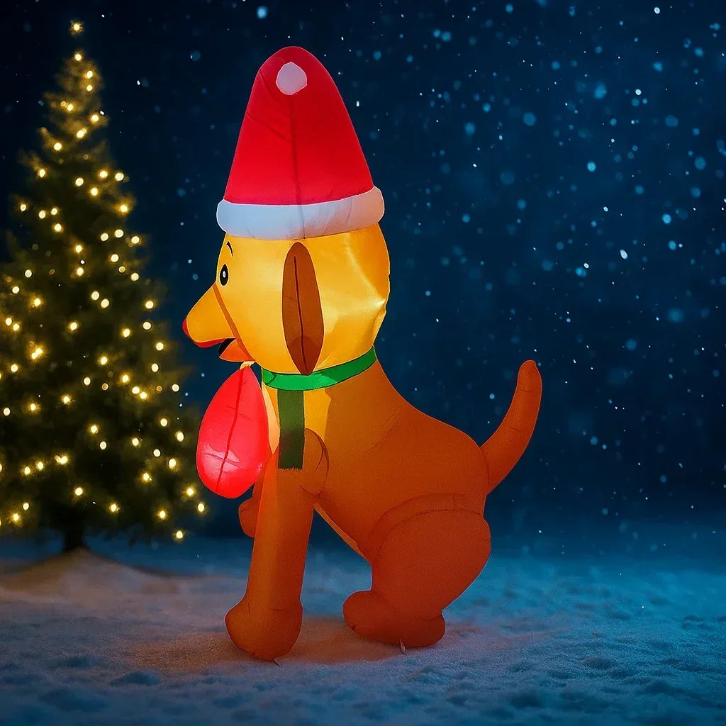 Decorațiune Inflabilă de Crăciun – Ornament Festiv pentru Casă, Magazin sau Grădină