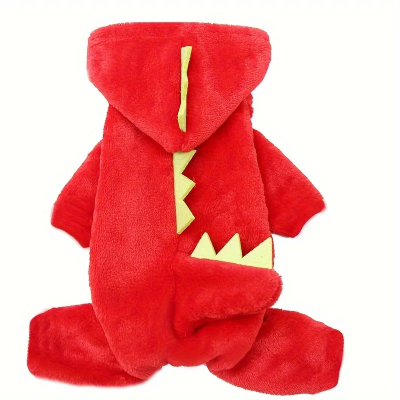Haină Dragon pentru Câini – Protecție Călduroasă cu un Strop de Aventură