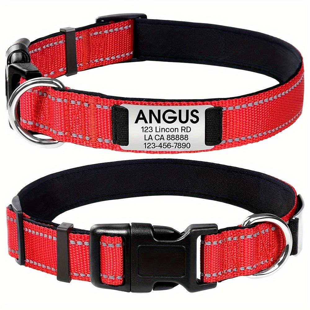 Zgardă Reflectorizantă Personalizată Câini