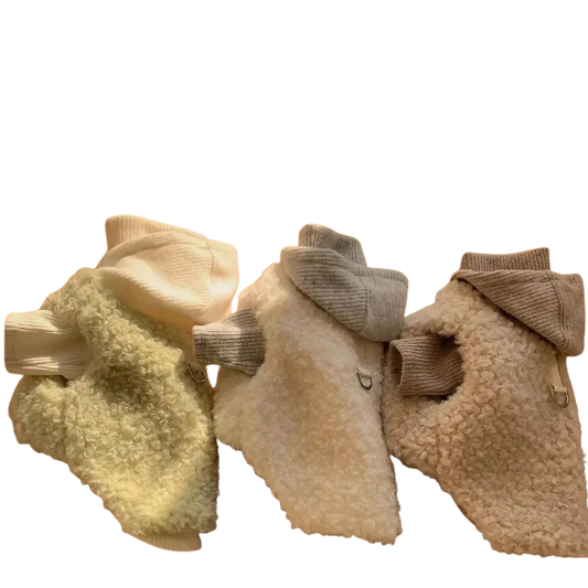 Haină de Iarnă cu Glugă pentru Câini – Din Bumbac Moale, Călduroasă și Confortabilă