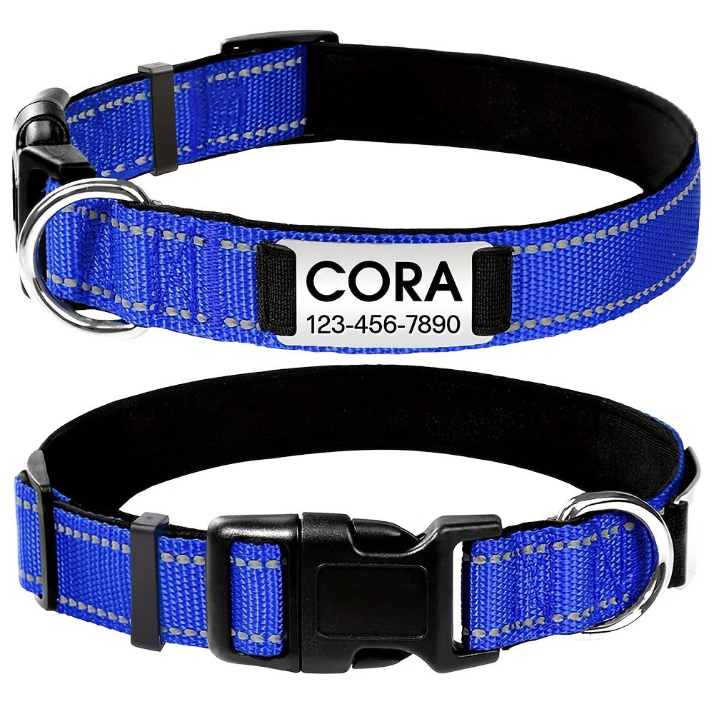 Zgardă Reflectorizantă Personalizată Câini